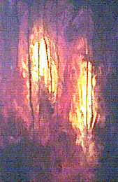 74; Die Gegensätze des Feuers; 50 x 70 cm